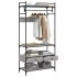 Armario cajones madera ingeniería gris Sonoma 89x39x184,5