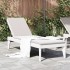 Tumbona de PP blanco 186x60x29