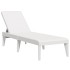Tumbona de PP blanco 186x60x29
