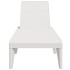 Tumbona de PP blanco 186x60x29