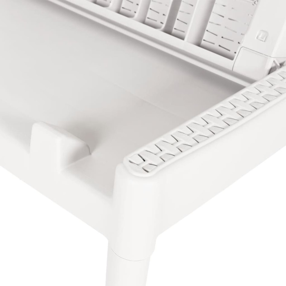 Tumbona de PP blanco 186x60x29