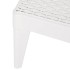 Tumbona de PP blanco 186x60x29