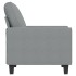 Sillón de tela gris claro 60