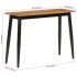 Mesa consola madera maciza de mango y hierro 110x40x76