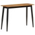 Mesa consola madera maciza de mango y hierro 110x40x76