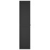 Armario de almacenaje exterior PP negro 97x37x165
