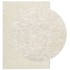 Alfombra pelo largo aspecto brillante ISTAN crema 160x230
