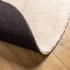 Alfombra de pelo corto suave lavable HUARTE beige Ø 200