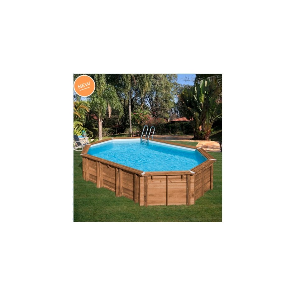 Safrán Piscina ovalada