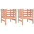 Sillas de jardín 2 uds madera abeto Douglas 61,5x53x71
