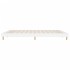Estructura de cama madera contrachapada blanco brillo