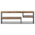 Mueble de TV teca maciza reciclada 110x30x39