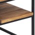 Mueble de TV teca maciza reciclada 110x30x39