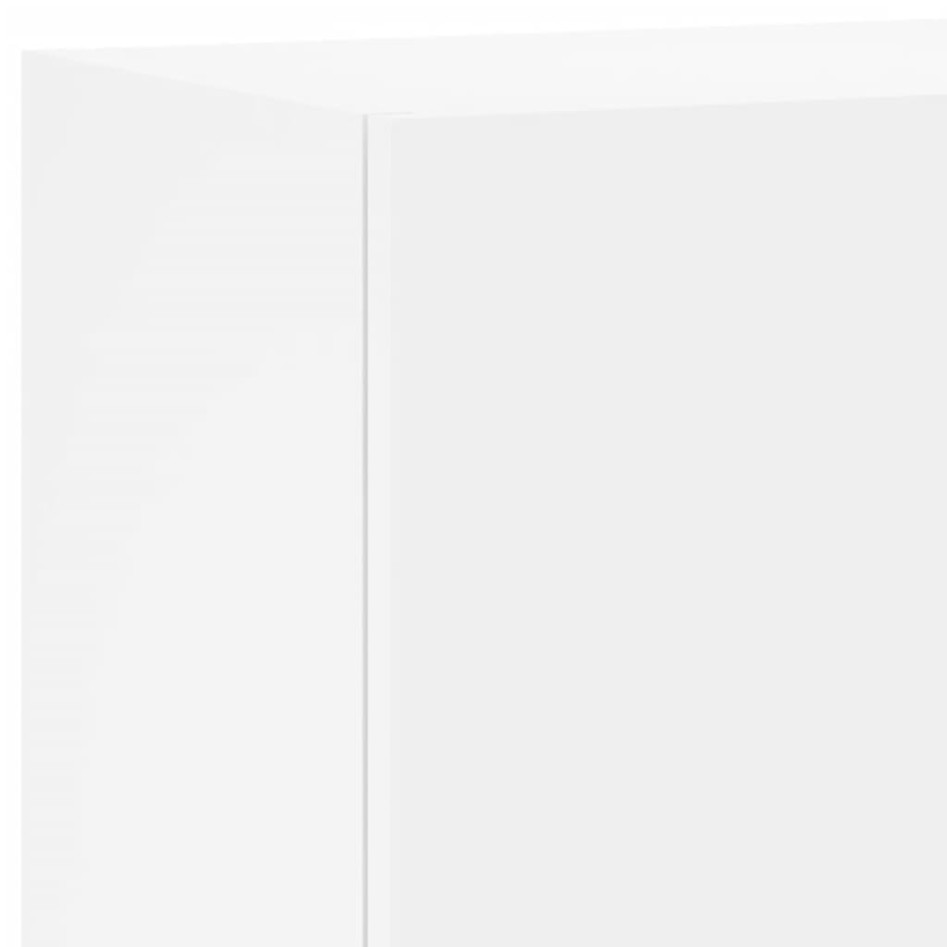 Muebles de TV de pared 4 piezas madera de ingeniería