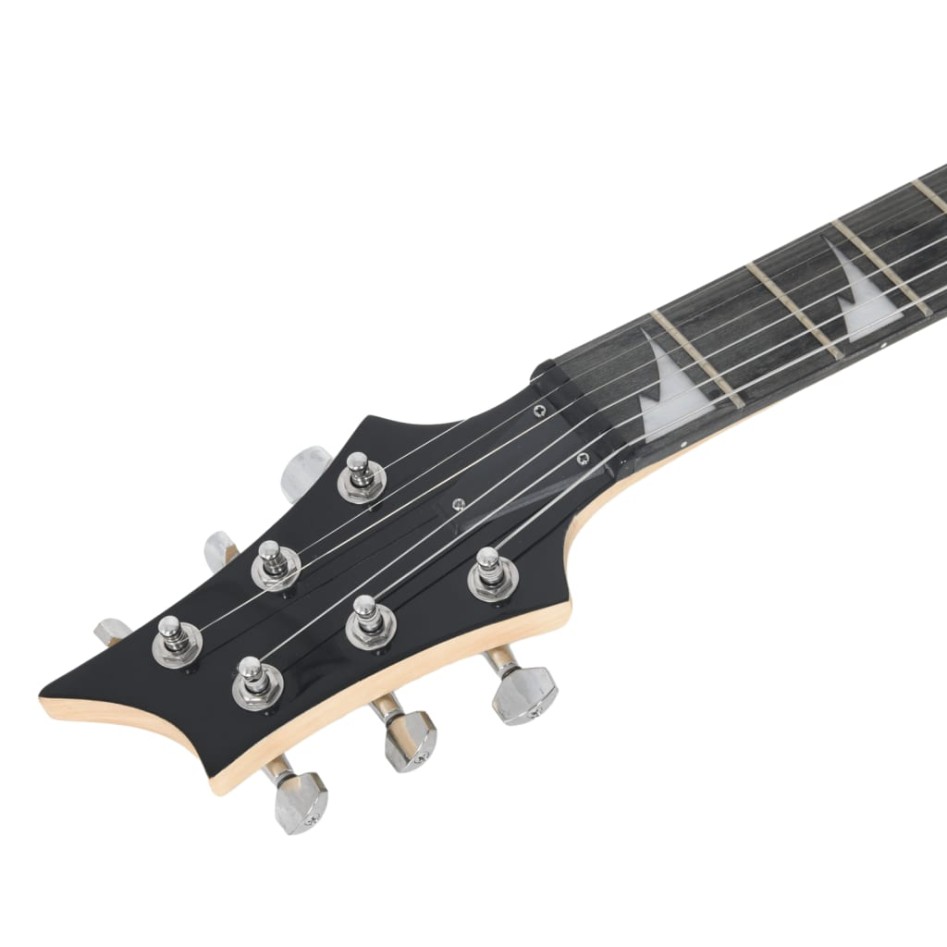 Guitarra eléctrica principiantes con funda marrón negro 4/4