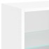 Muebles de TV de pared con LED 5 pzas madera ingeniería