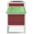 Gallinero madera maciza de pino moca 204x50x84