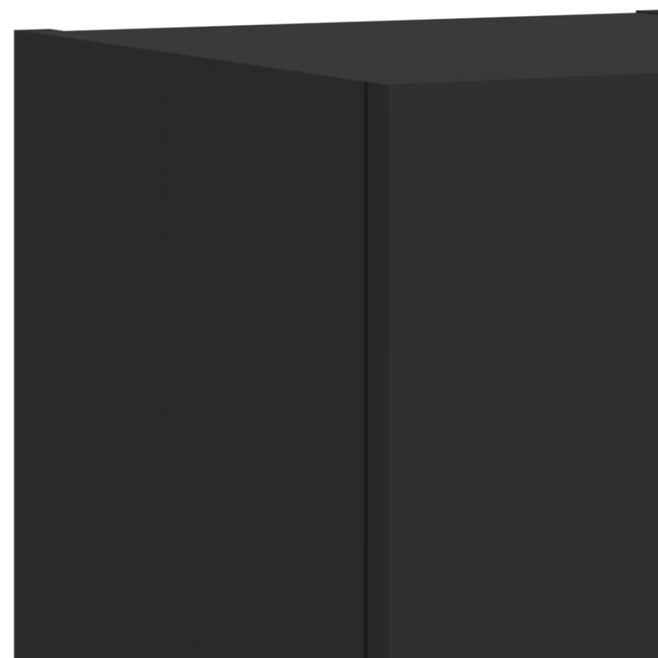 Muebles de TV de pared con luces LED 3 piezas