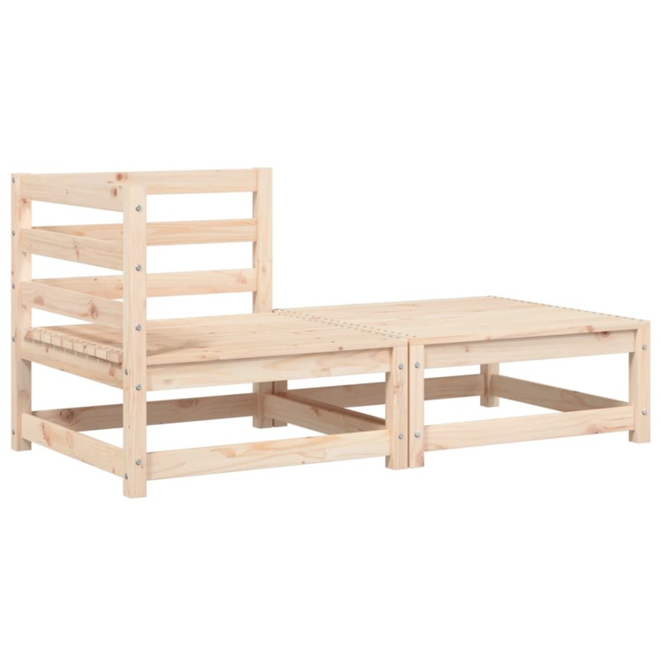 Sofá de jardín de equina con cojines y