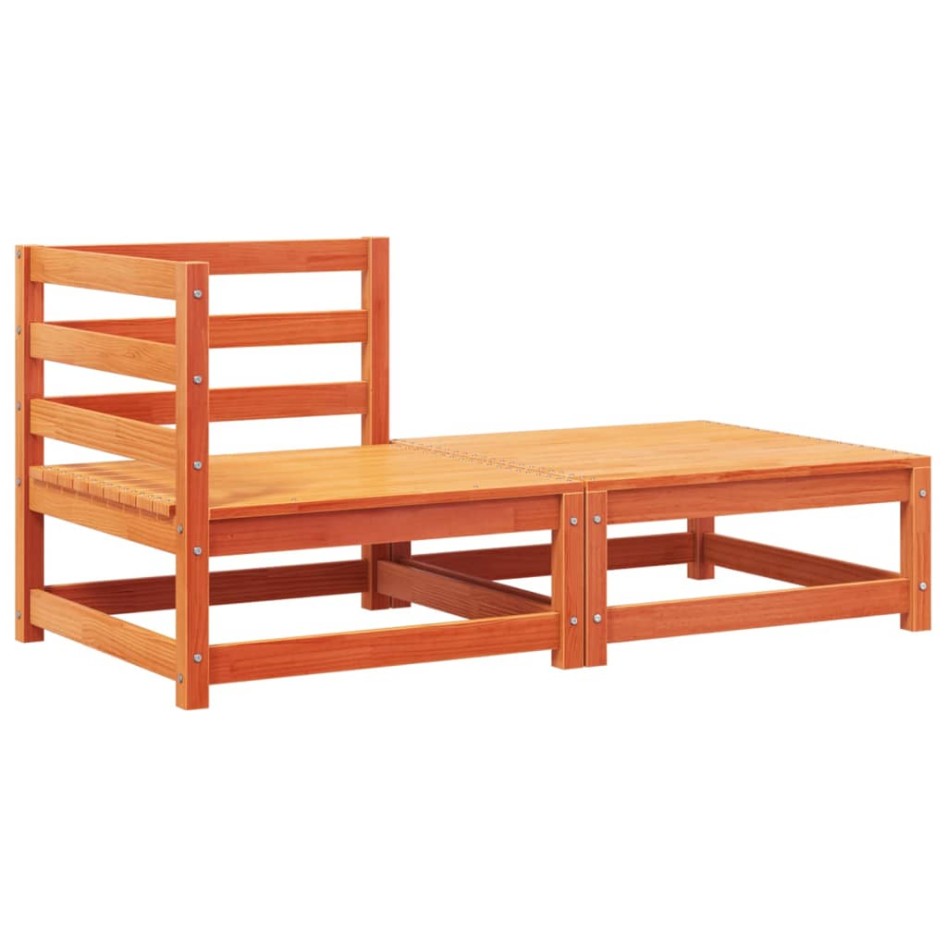 Sofá de jardín de equina con cojines y