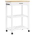 Carrito de cocina MONZA madera maciza de pino 60x40x90