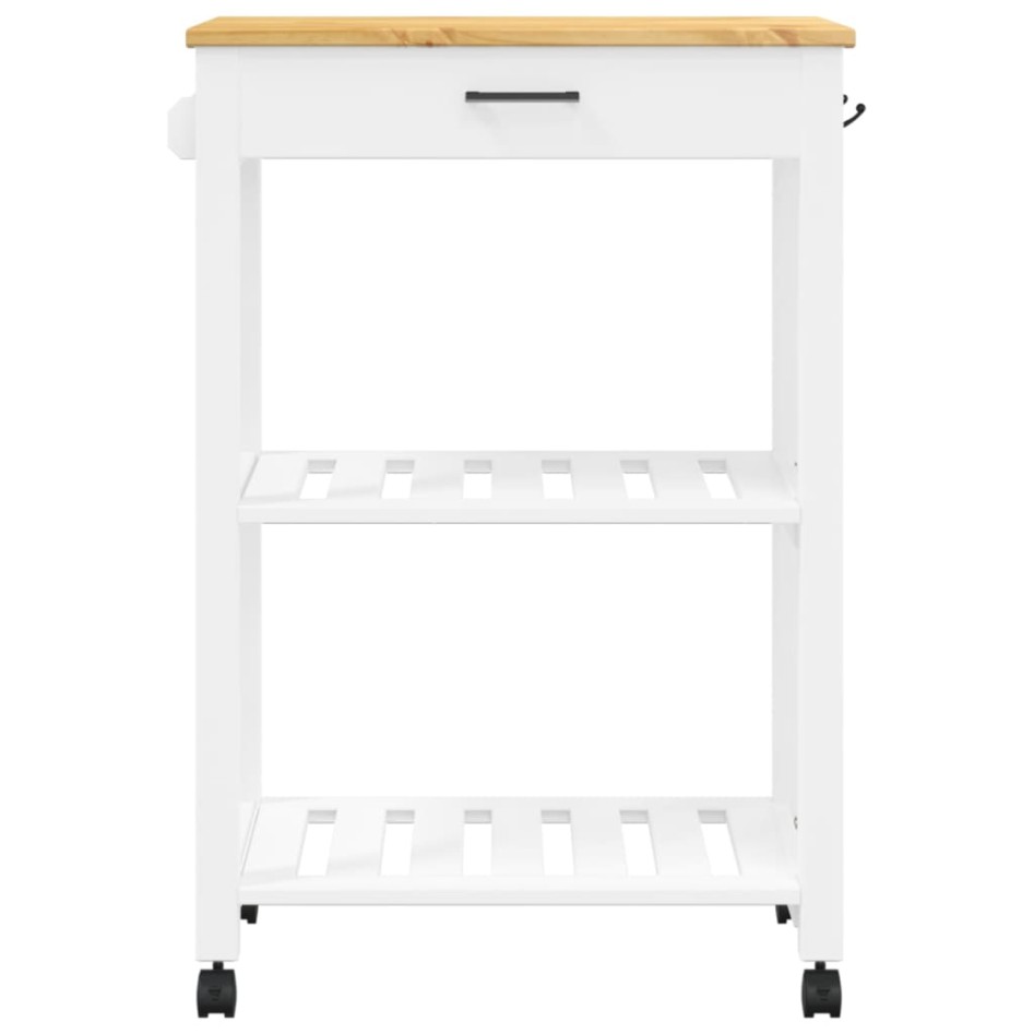Carrito de cocina MONZA madera maciza de pino 60x40x90
