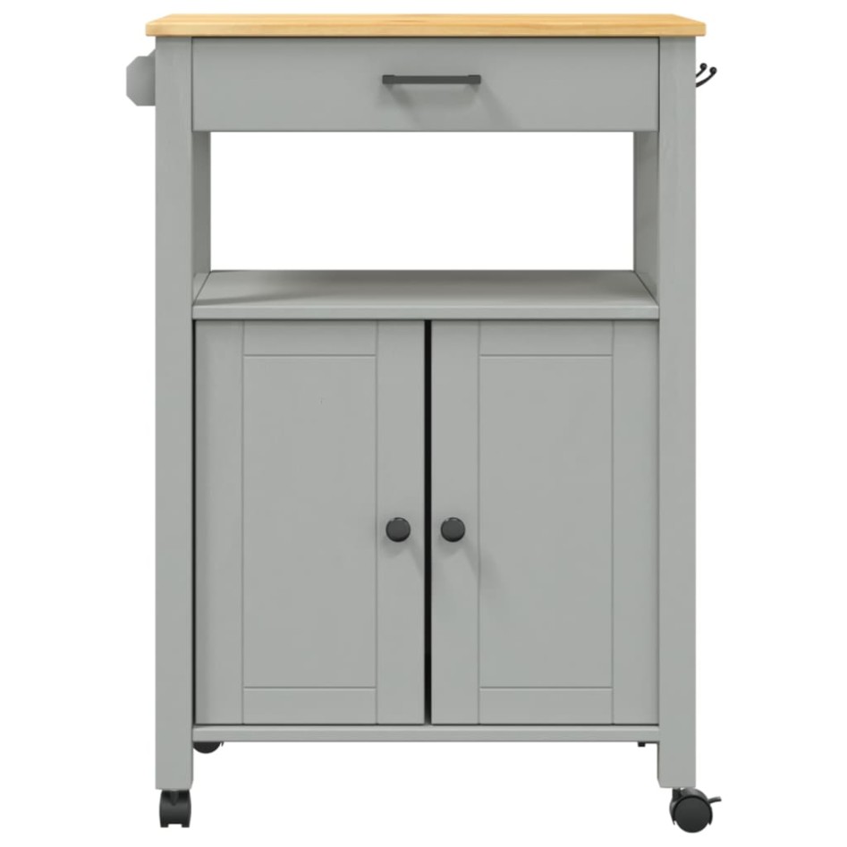 Carrito de cocina MONZA madera maciza de pino 60x40x90