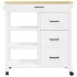 Carrito de cocina MONZA madera maciza de pino 84x40x90