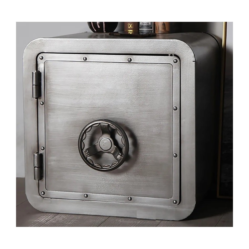 Mesita de noche caja fuerte