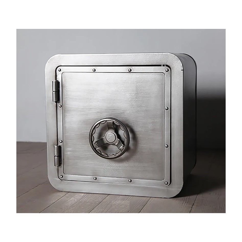 Mesita de noche caja fuerte