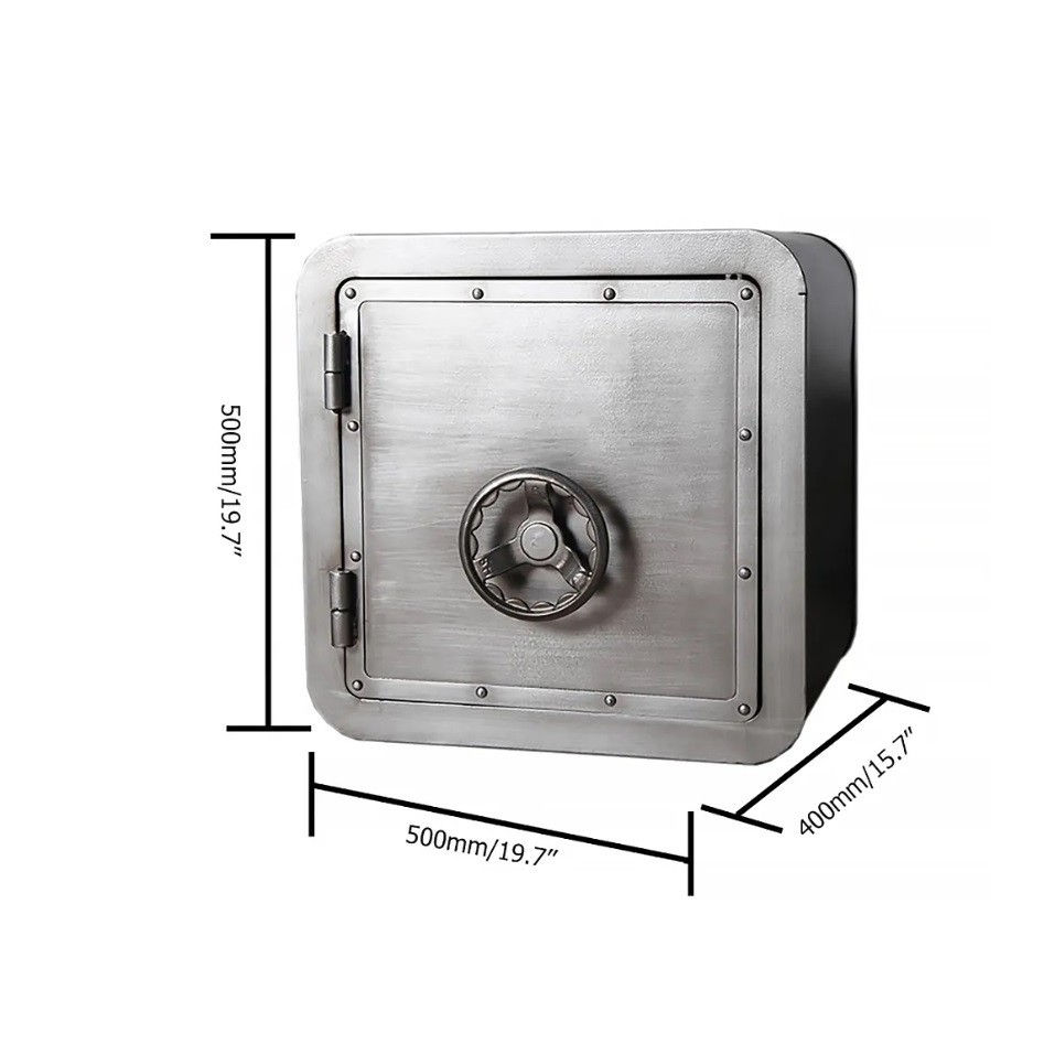 Mesita de noche caja fuerte