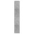 Zapatero de madera de ingeniería gris hormigón 80x21x125,5