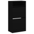 Zapatero de madera de ingeniería negro 60x34x116