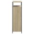 Zapatero de madera de ingeniería roble Sonoma 75x34x112