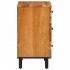 Mesita de noche madera maciza de acacia 50x33x60