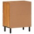 Mesita de noche madera maciza de acacia 50x33x60