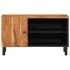 Mueble de TV madera maciza de acacia 80x33x46