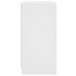 Armario auxiliar con puertas de vidrio blanco 68x37x75,5