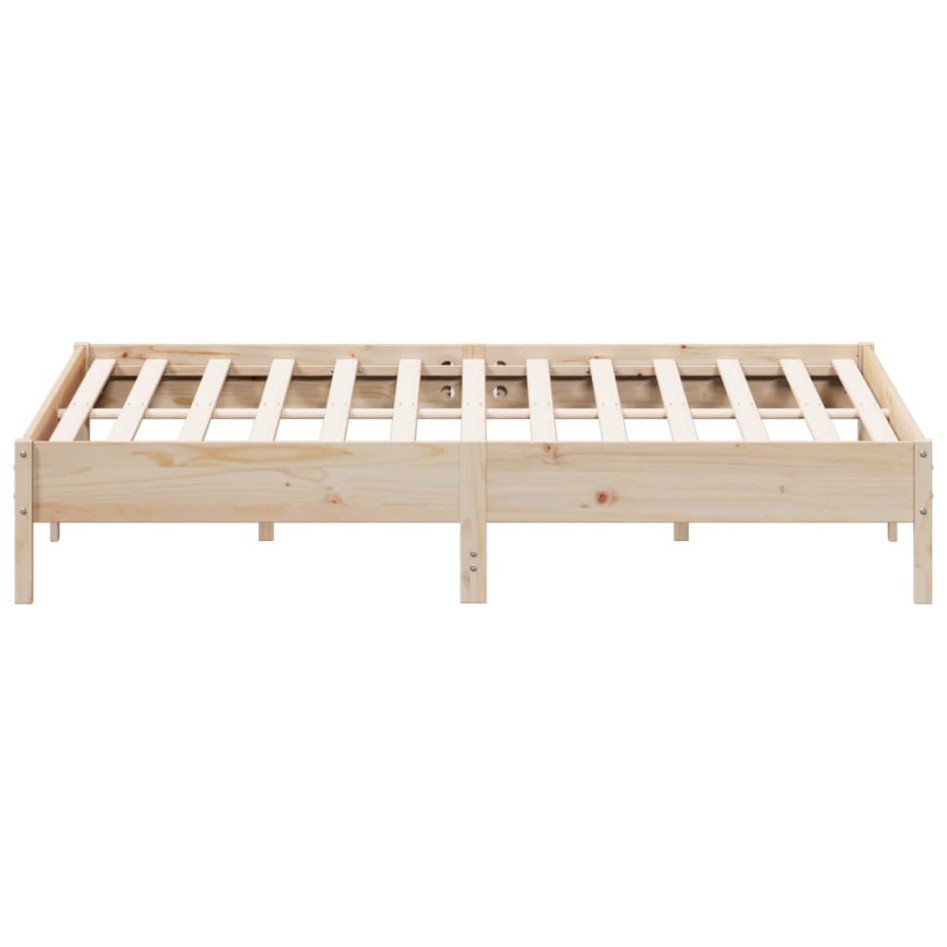 Estructura de cama madera maciza de pino 180x200