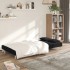 Sofá cama de 2 plazas con dos almohadas tela