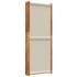 Biombo divisor de 5 paneles gris claro 350x180