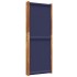 Biombo divisor de 4 paneles azul oscuro 280x180