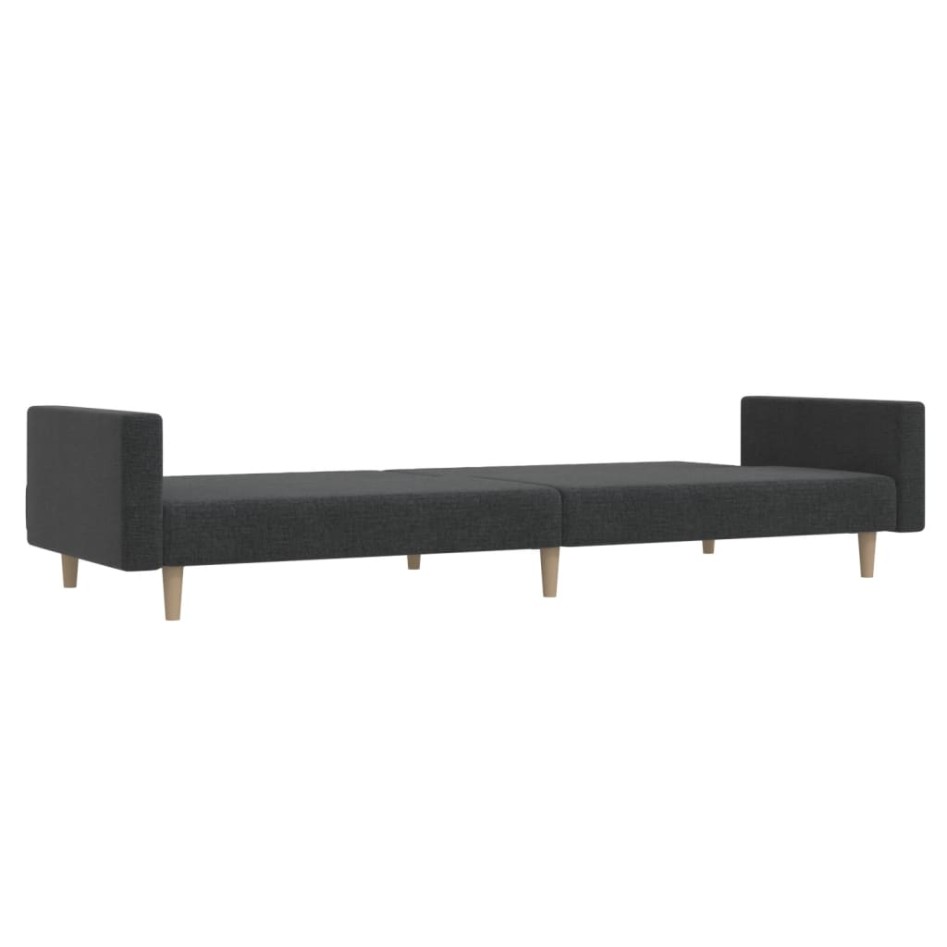 Sofá cama de 2 plazas tela gris