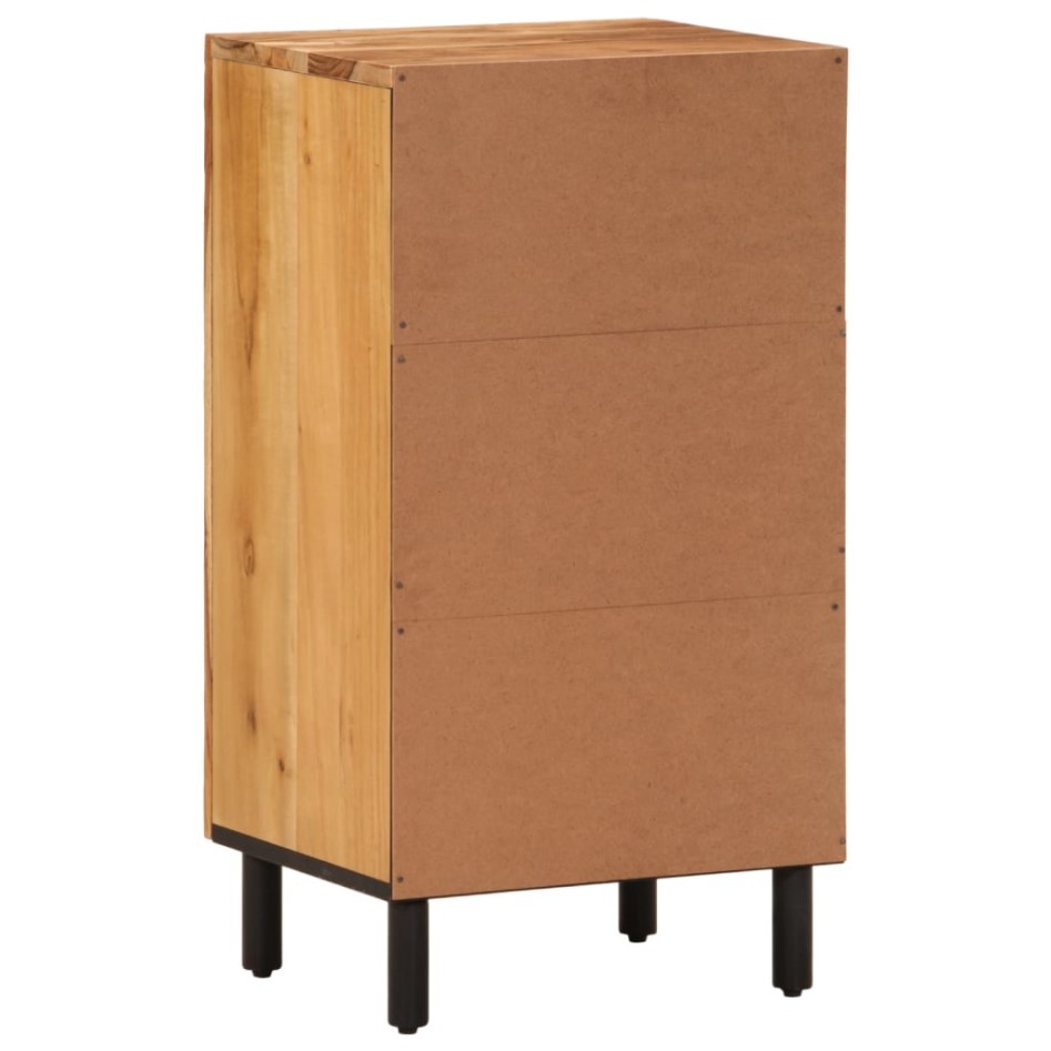 Armario auxiliar madera maciza de acacia 40x33x75