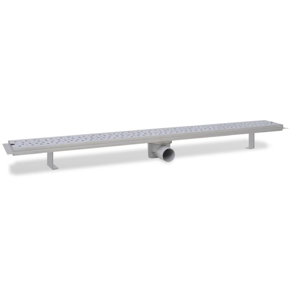 Desagüe ducha lineal 2 pzs burbuja 1030x140 mm acero