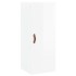 Aparador alto madera contrachapada blanco brillo 34,5x34x180