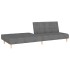 Sofá cama de 2 plazas tela gris