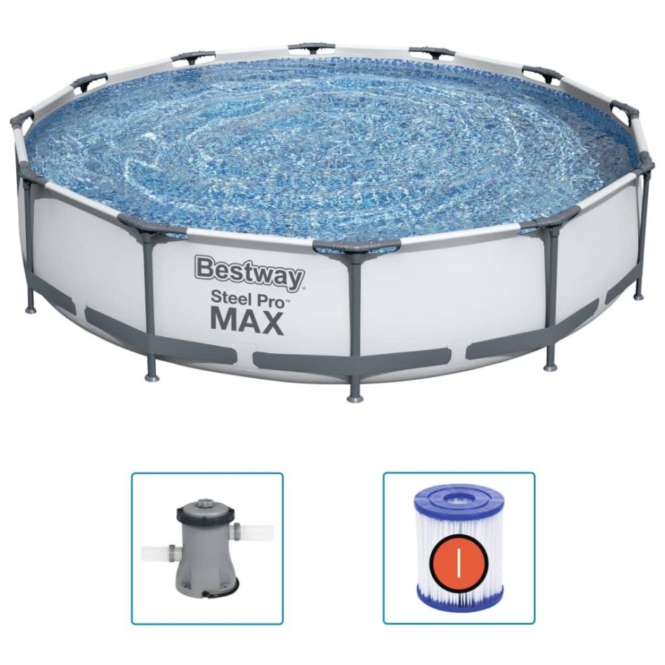Piscina circular de acero Pro Max