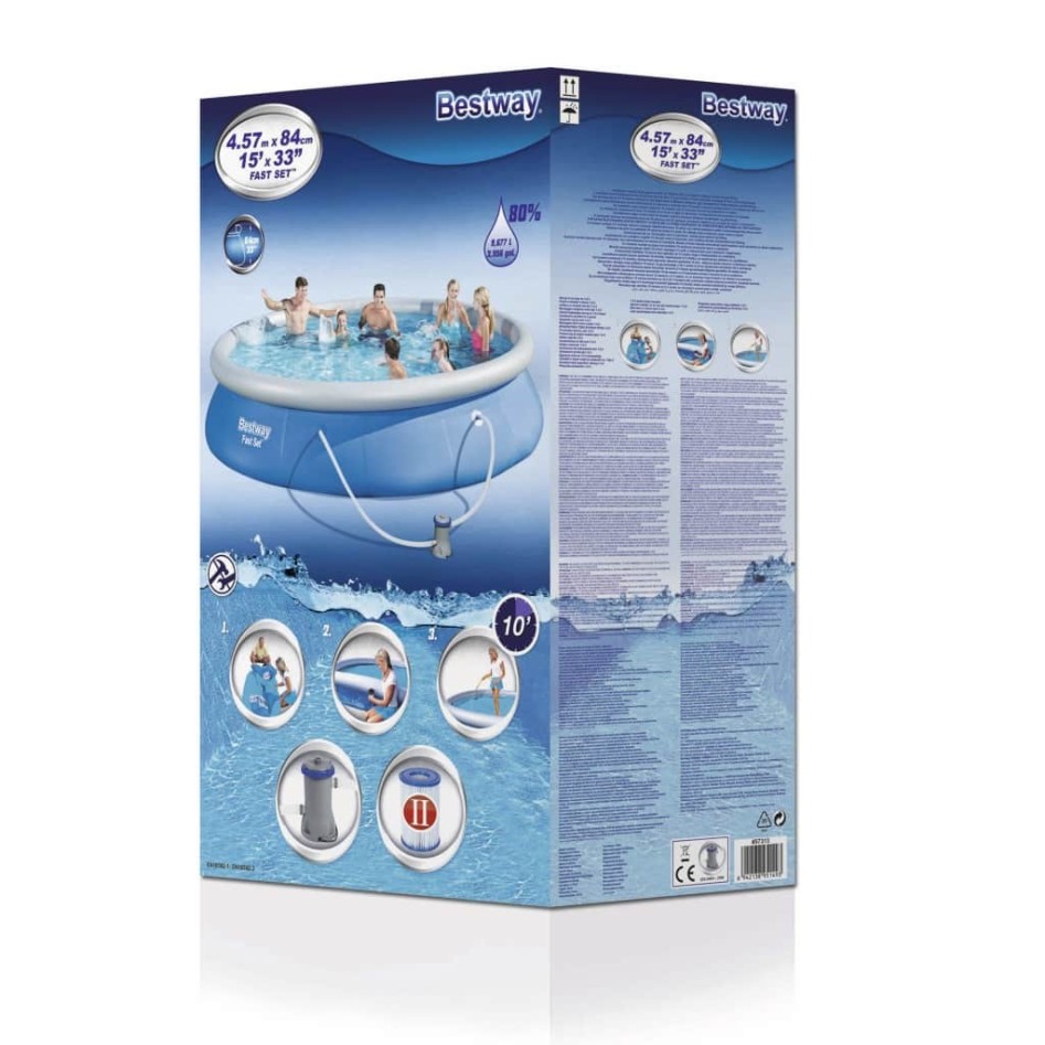 Piscina hinchable Fast Set 457x84 cm