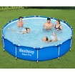 Piscina circular con estructura Steel Pro 366 x 76 cms